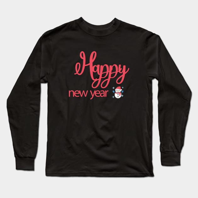 happy new year Long Sleeve T-Shirt by sarahnash